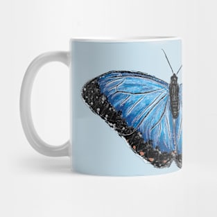 Nice Artwork showing a Blue Morpho Butterfly I Mug